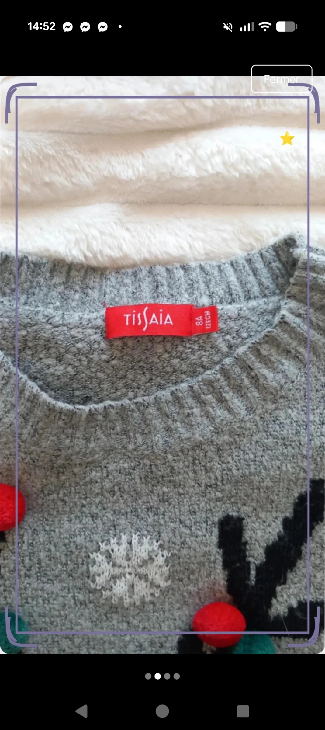 Robe-pull de Noël Rene - Tissaia (8 ans / 128 cm) – photo 2